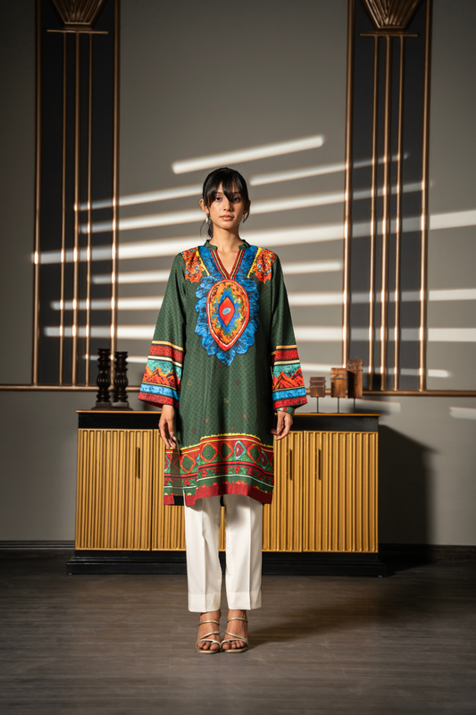 Green Fable Kurta