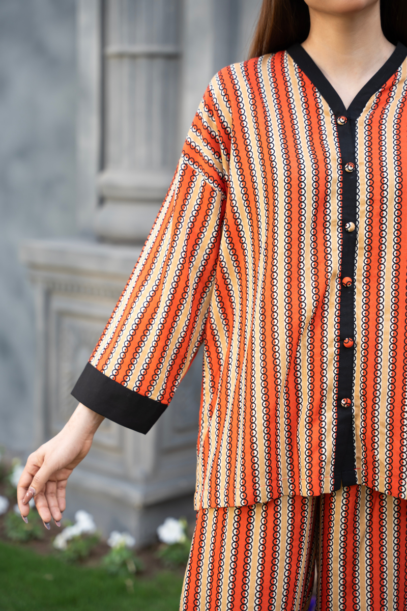 Parallel Aura Co-ord – Rust Ember