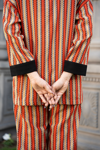 Parallel Aura Co-ord – Rust Ember