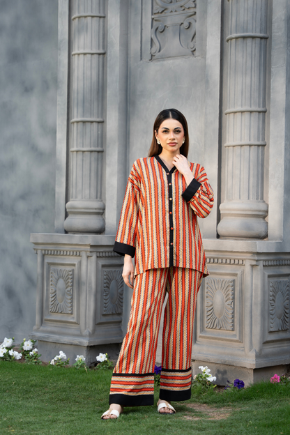 Parallel Aura Co-ord – Rust Ember