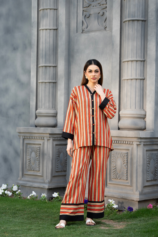 Parallel Aura Co-ord – Rust Ember