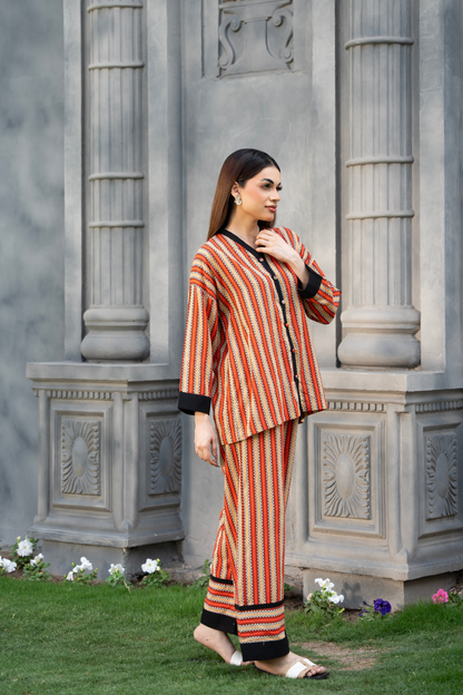 Parallel Aura Co-ord – Rust Ember