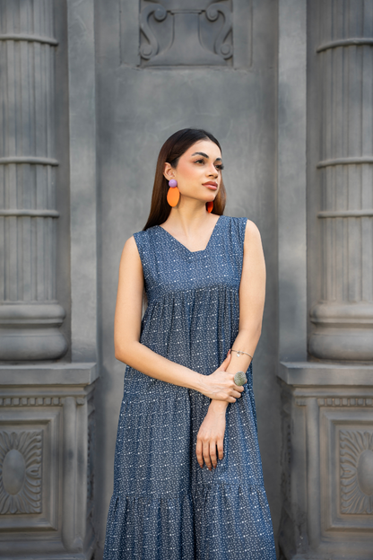 Whisper Dot Tier Dress