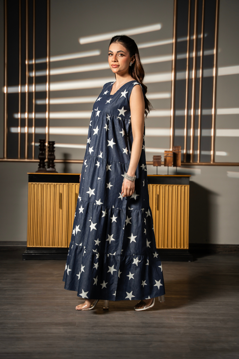Starry Sway Tier Dress