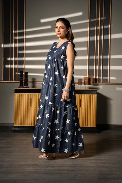 Starry Sway Tier Dress