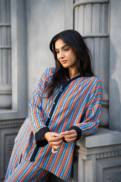 Parallel Aura Co-ord – Ocean Navy