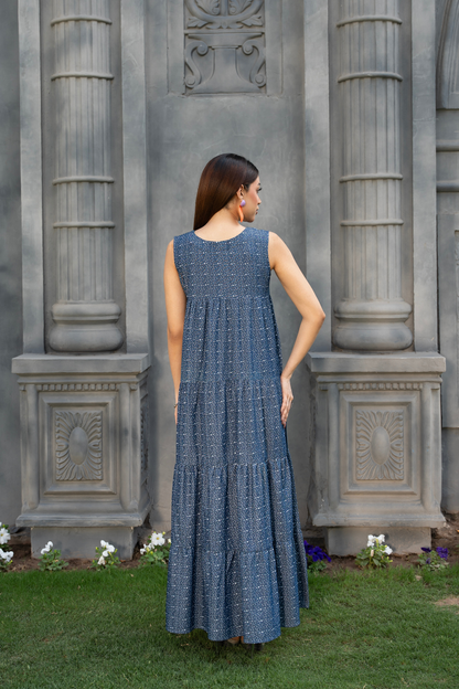 Whisper Dot Tier Dress