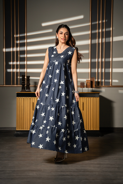 Starry Sway Tier Dress