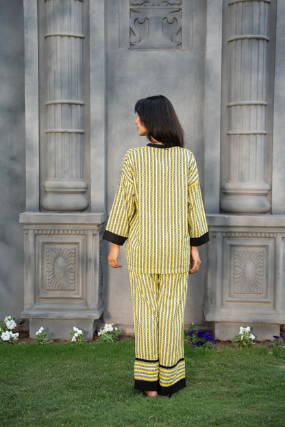 Parallel Aura Co-ord – Lemon Zest