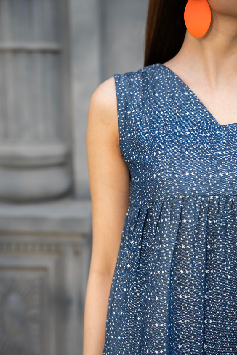 Whisper Dot Tier Dress