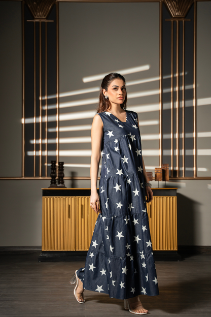 Starry Sway Tier Dress