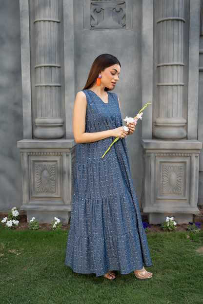 Whisper Dot Tier Dress